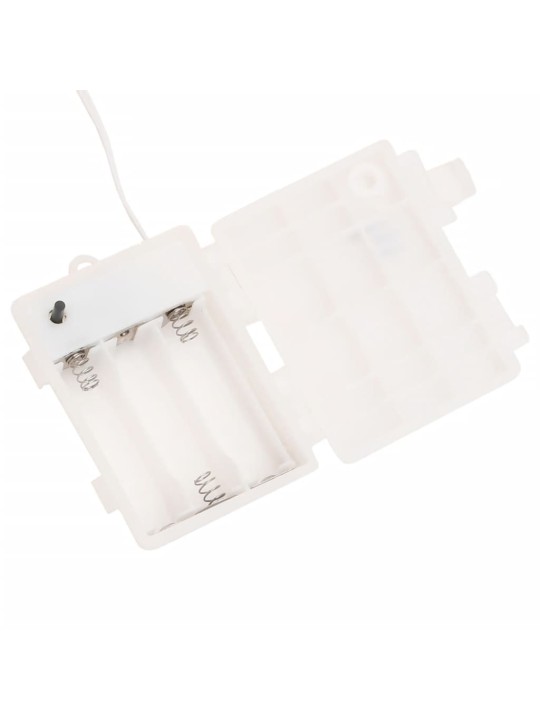 Kalėdiniai šviestuvai su LED, 3vnt., raudoni, sulankstomi