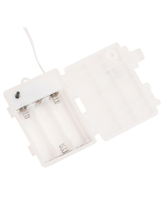 Kalėdiniai šviestuvai su LED, 3vnt., geltoni, sulankstomi
