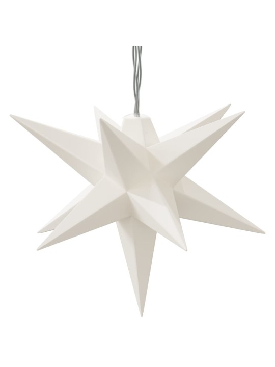 Kalėdinis šviestuvas, baltos spalvos, 10cm, 10 LED lempučių