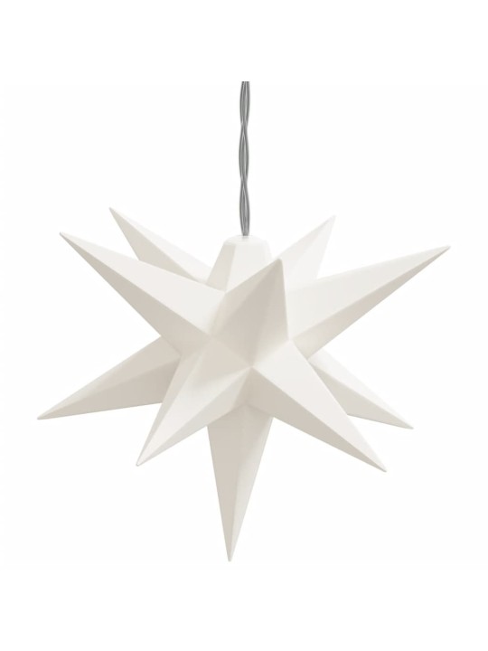 Kalėdinis šviestuvas, baltos spalvos, 10cm, 10 LED lempučių