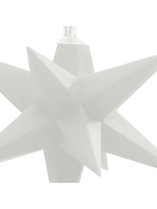 Kalėdinis šviestuvas, baltos spalvos, 10cm, 10 LED lempučių