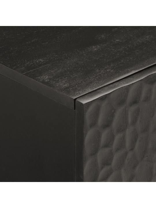 Televizoriaus spintelė, juoda, 105x33x46cm, mango masyvas