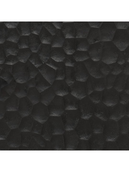 Televizoriaus spintelė, juoda, 80x31x46cm, mango masyvas