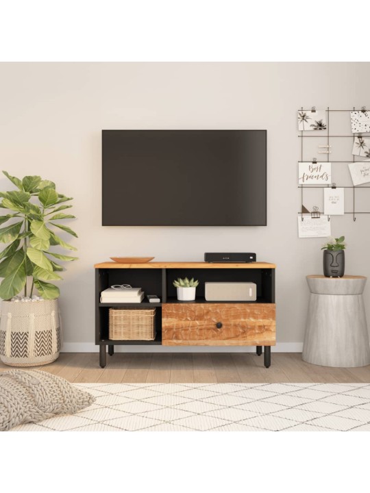 Televizoriaus spintelė, 80x33x46cm, akacijos medienos masyvas