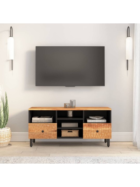 Televizoriaus spintelė, 100x33x46cm, akacijos medienos masyvas