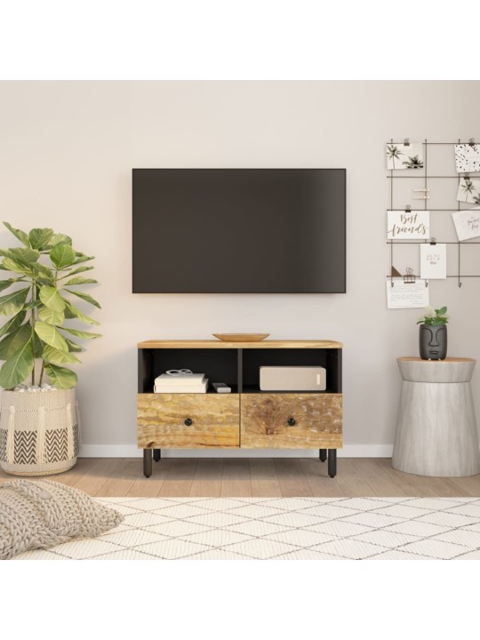 Televizoriaus spintelė, 70x33x46cm, mango medienos masyvas