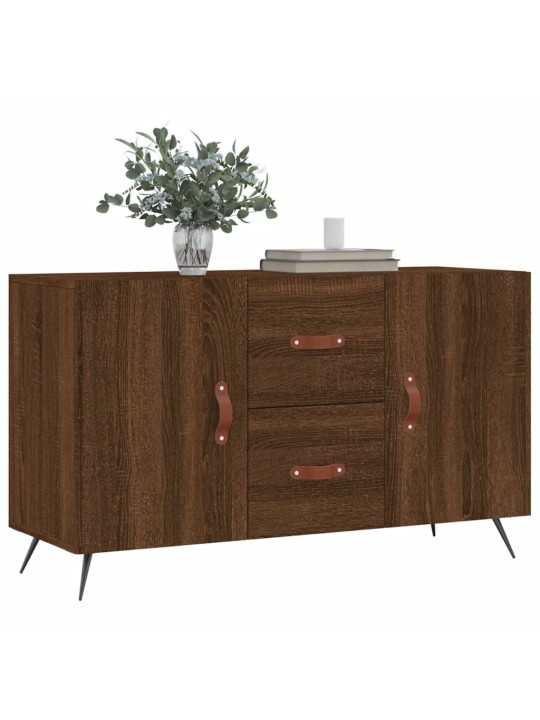 Šoninė spintelė, ruda ąžuolo, 100x36x60cm, apdirbta mediena
