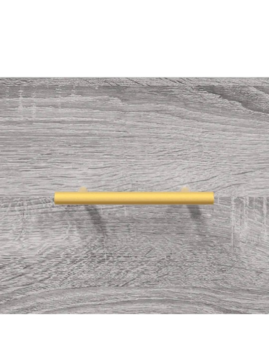 Šoninė spintelė, pilka ąžuolo, 100x36x60cm, apdirbta mediena