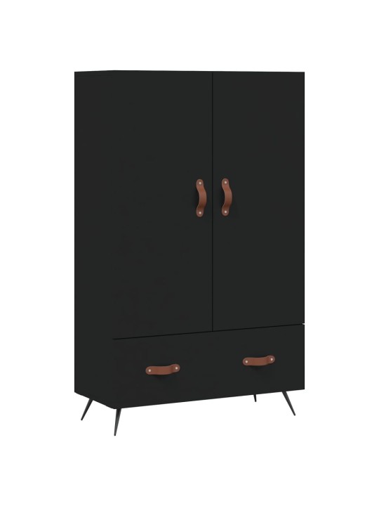 Komoda, juodos spalvos, 69,5x31x115cm, apdirbta mediena