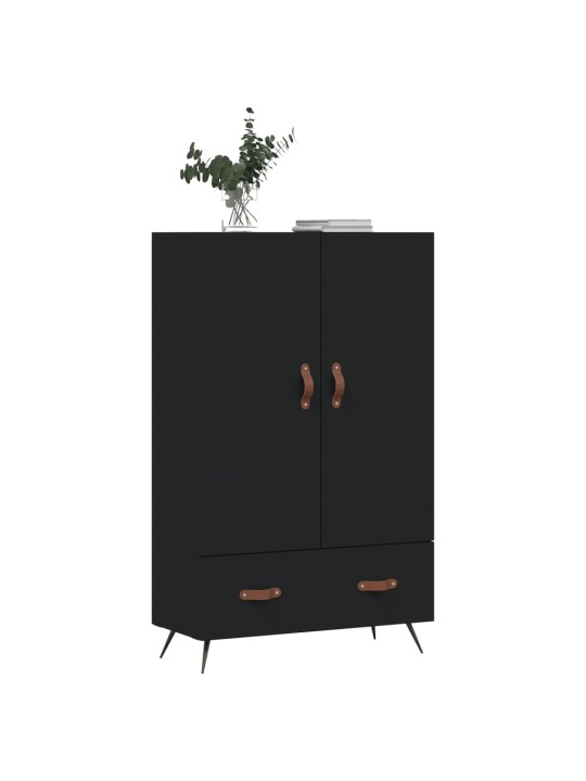 Komoda, juodos spalvos, 69,5x31x115cm, apdirbta mediena