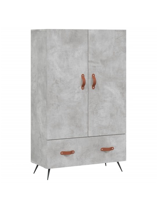 Komoda, betono pilkos spalvos, 69,5x31x115cm, apdirbta mediena