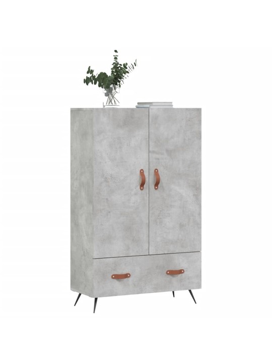 Komoda, betono pilkos spalvos, 69,5x31x115cm, apdirbta mediena