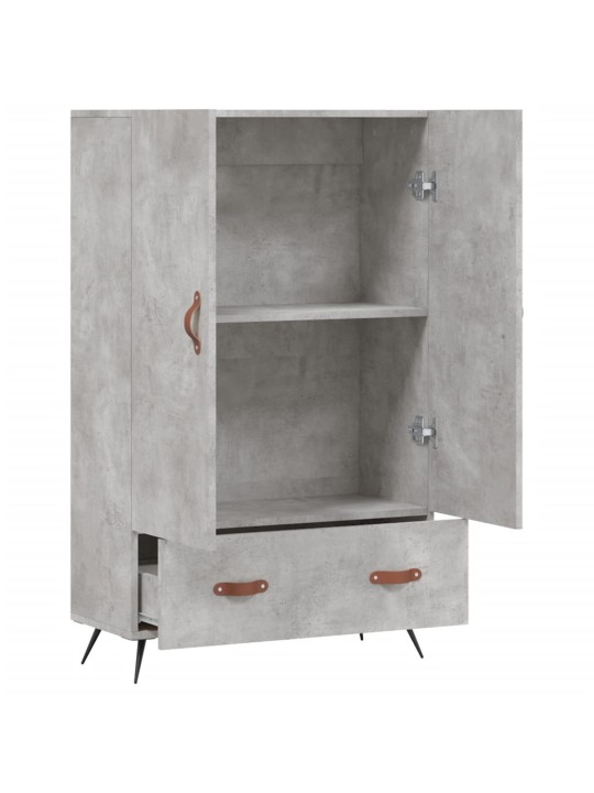 Komoda, betono pilkos spalvos, 69,5x31x115cm, apdirbta mediena