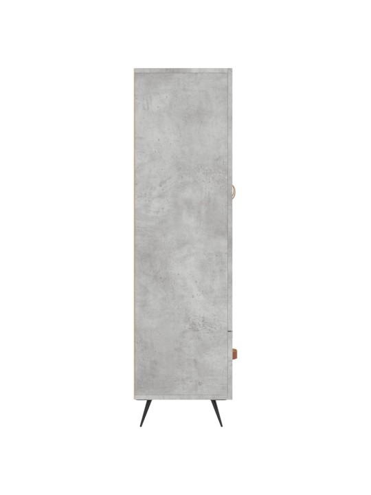 Komoda, betono pilkos spalvos, 69,5x31x115cm, apdirbta mediena
