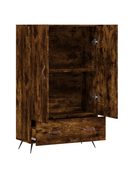 Komoda, dūminio ąžuolo spalvos, 69,5x31x115cm, apdirbta mediena