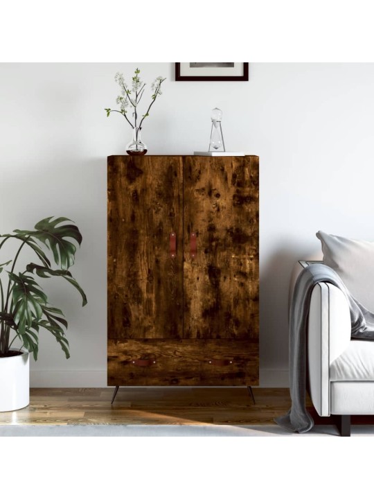 Komoda, dūminio ąžuolo spalvos, 69,5x31x115cm, apdirbta mediena