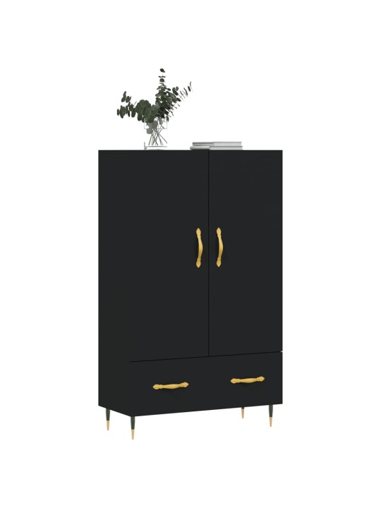 Komoda, juodos spalvos, 69,5x31x115cm, apdirbta mediena
