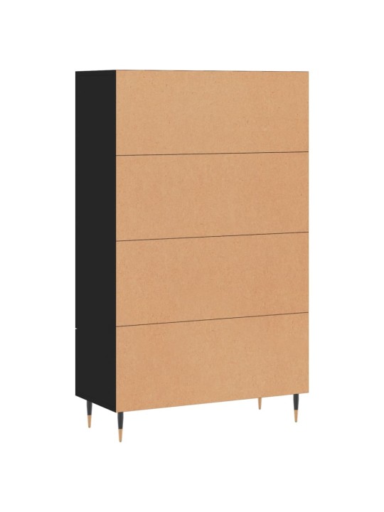 Komoda, juodos spalvos, 69,5x31x115cm, apdirbta mediena
