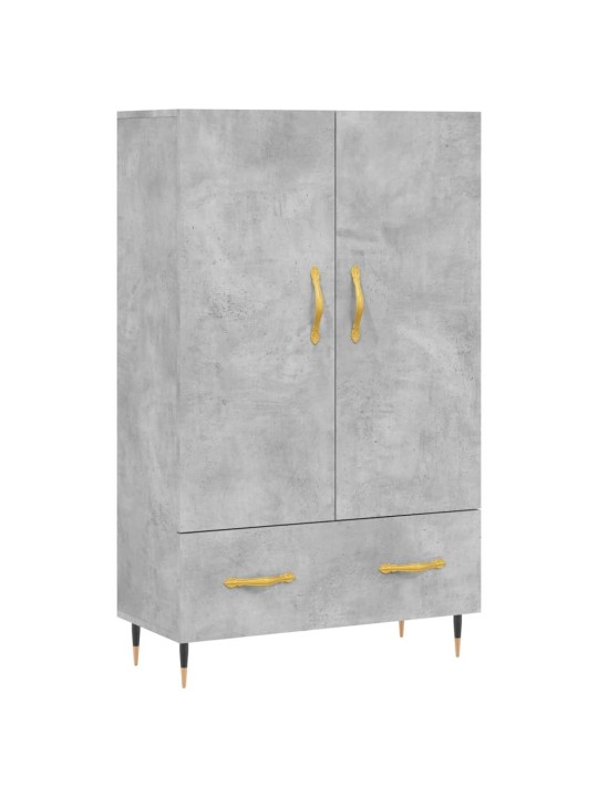 Komoda, betono pilkos spalvos, 69,5x31x115cm, apdirbta mediena