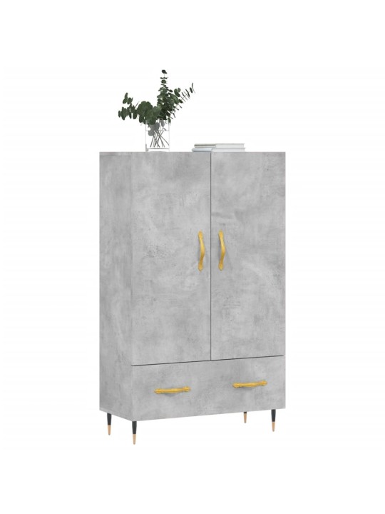 Komoda, betono pilkos spalvos, 69,5x31x115cm, apdirbta mediena