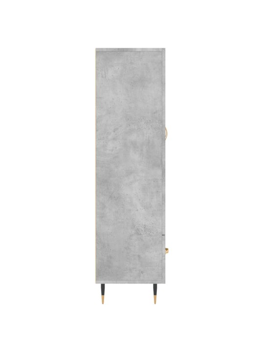 Komoda, betono pilkos spalvos, 69,5x31x115cm, apdirbta mediena