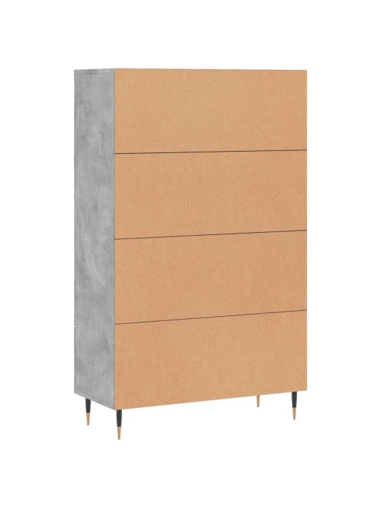 Komoda, betono pilkos spalvos, 69,5x31x115cm, apdirbta mediena