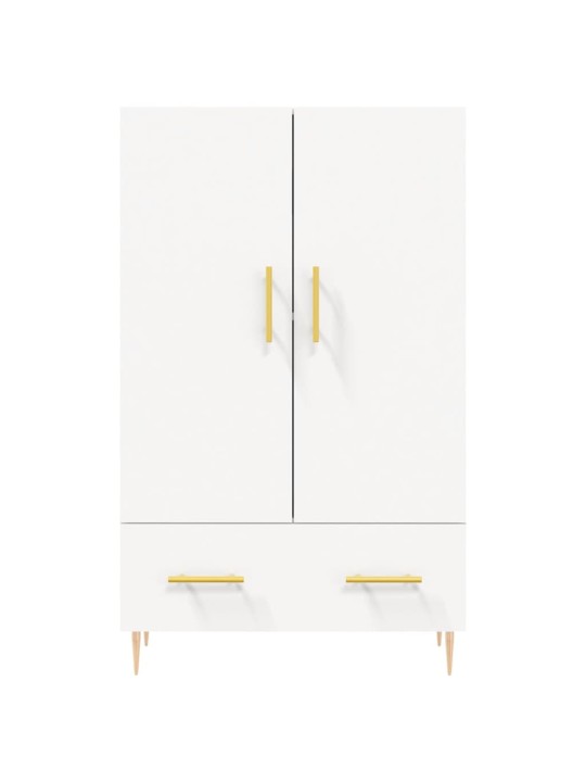 Komoda, baltos spalvos, 69,5x31x115cm, apdirbta mediena