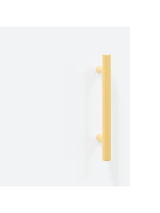 Komoda, baltos spalvos, 69,5x31x115cm, apdirbta mediena