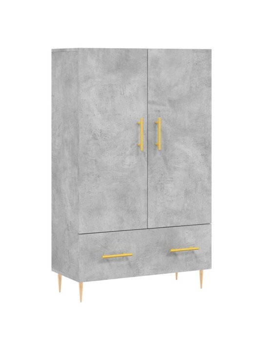 Komoda, betono pilkos spalvos, 69,5x31x115cm, apdirbta mediena