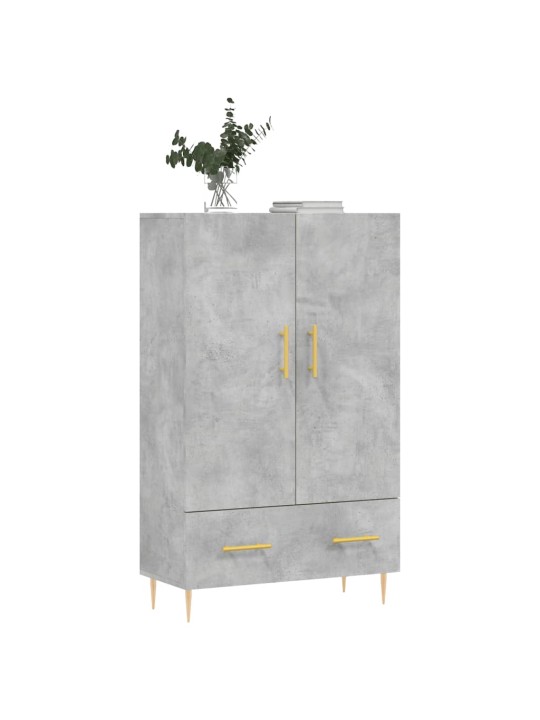 Komoda, betono pilkos spalvos, 69,5x31x115cm, apdirbta mediena