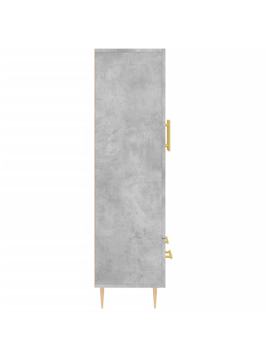 Komoda, betono pilkos spalvos, 69,5x31x115cm, apdirbta mediena