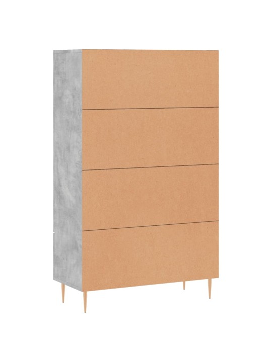 Komoda, betono pilkos spalvos, 69,5x31x115cm, apdirbta mediena