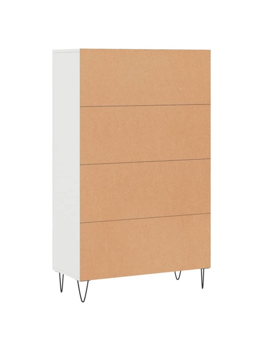 Komoda, baltos spalvos, 69,5x31x115cm, apdirbta mediena