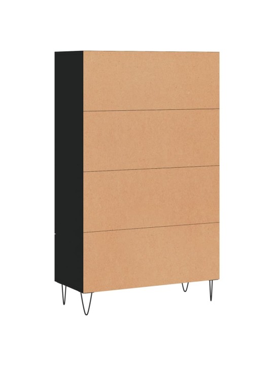 Komoda, juodos spalvos, 69,5x31x115cm, apdirbta mediena