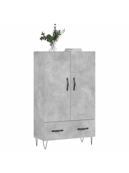 Komoda, betono pilkos spalvos, 69,5x31x115cm, apdirbta mediena