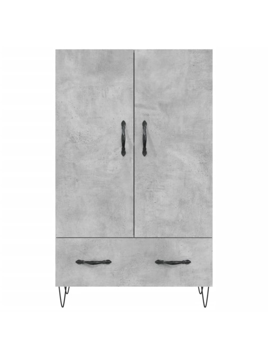 Komoda, betono pilkos spalvos, 69,5x31x115cm, apdirbta mediena
