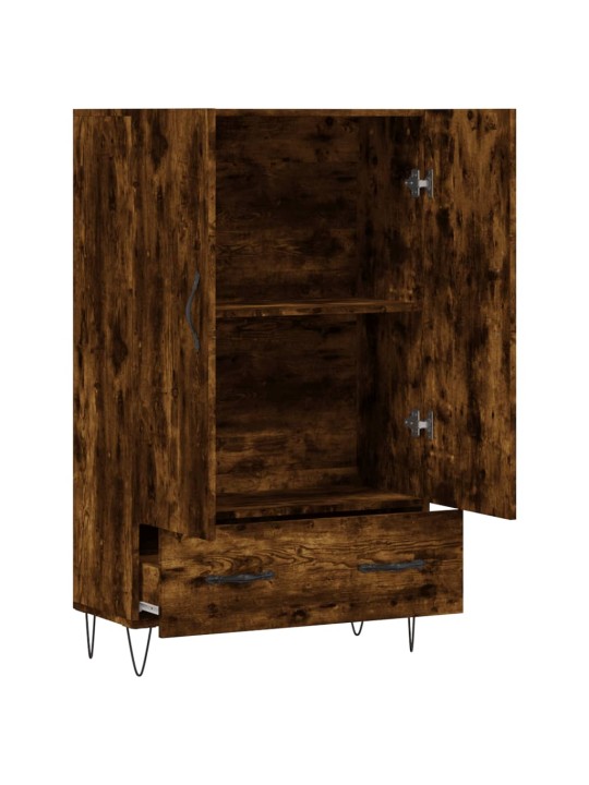 Komoda, dūminio ąžuolo spalvos, 69,5x31x115cm, apdirbta mediena