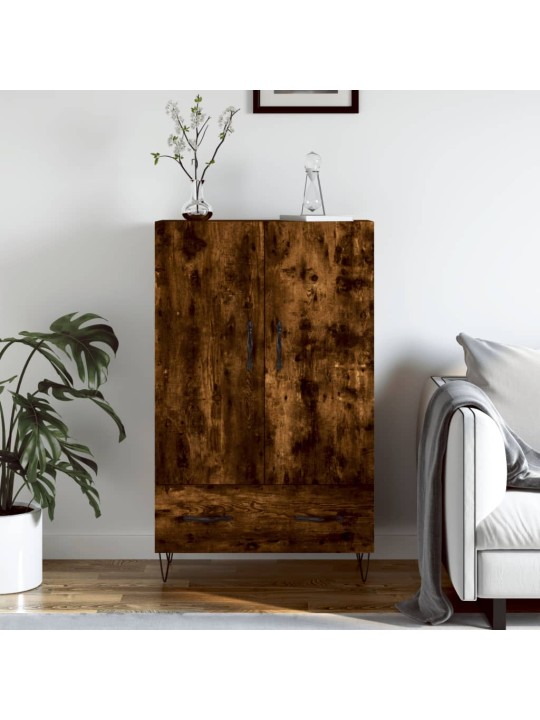 Komoda, dūminio ąžuolo spalvos, 69,5x31x115cm, apdirbta mediena