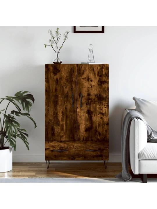 Komoda, dūminio ąžuolo spalvos, 69,5x31x115cm, apdirbta mediena