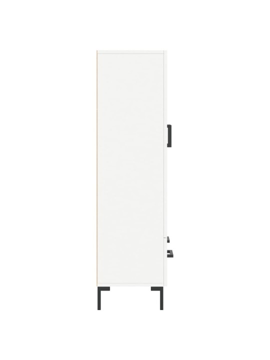 Komoda, baltos spalvos, 69,5x31x115cm, apdirbta mediena