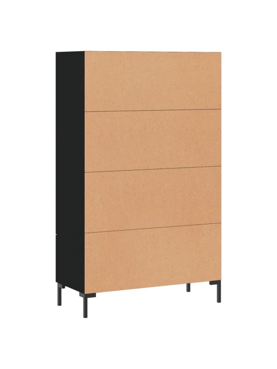 Komoda, juodos spalvos, 69,5x31x115cm, apdirbta mediena