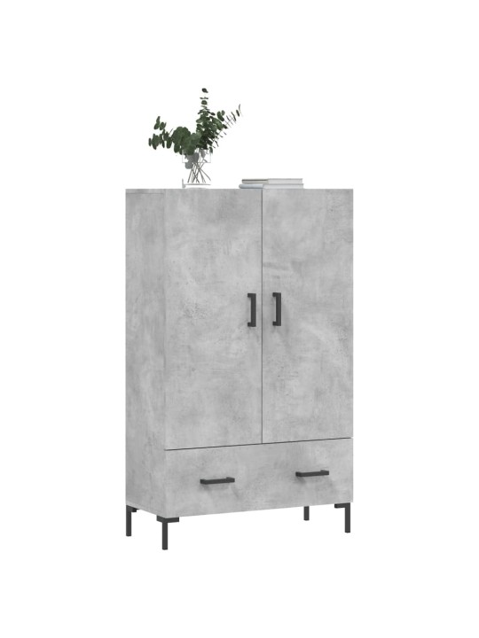 Komoda, betono pilkos spalvos, 69,5x31x115cm, apdirbta mediena