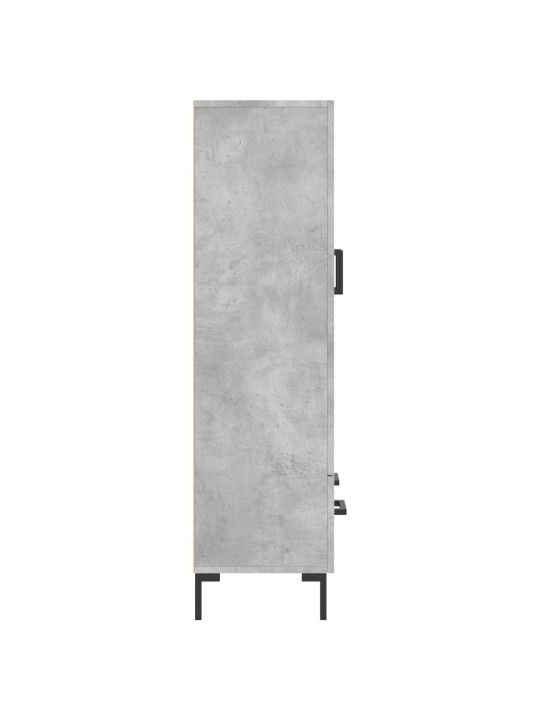 Komoda, betono pilkos spalvos, 69,5x31x115cm, apdirbta mediena