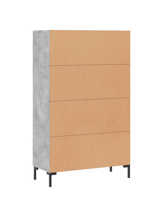 Komoda, betono pilkos spalvos, 69,5x31x115cm, apdirbta mediena