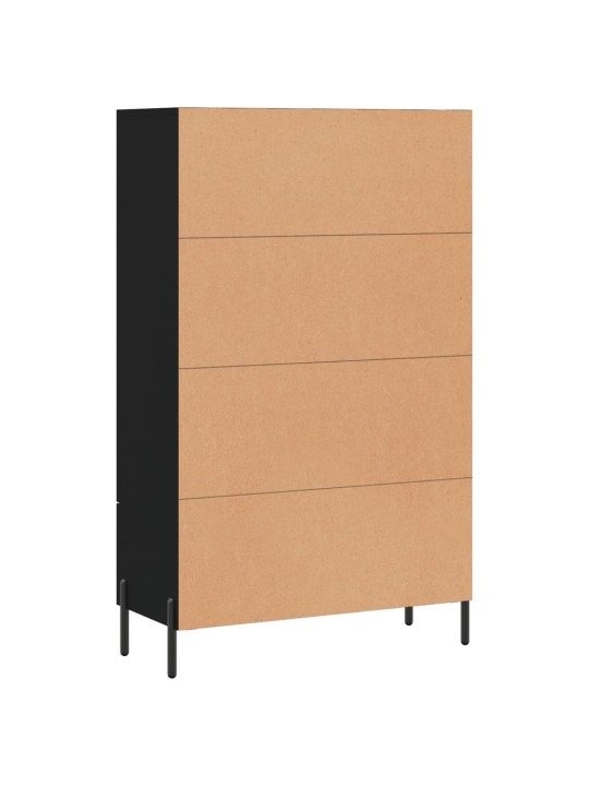 Komoda, juodos spalvos, 69,5x31x115cm, apdirbta mediena