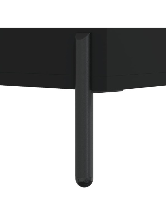 Komoda, juodos spalvos, 69,5x31x115cm, apdirbta mediena