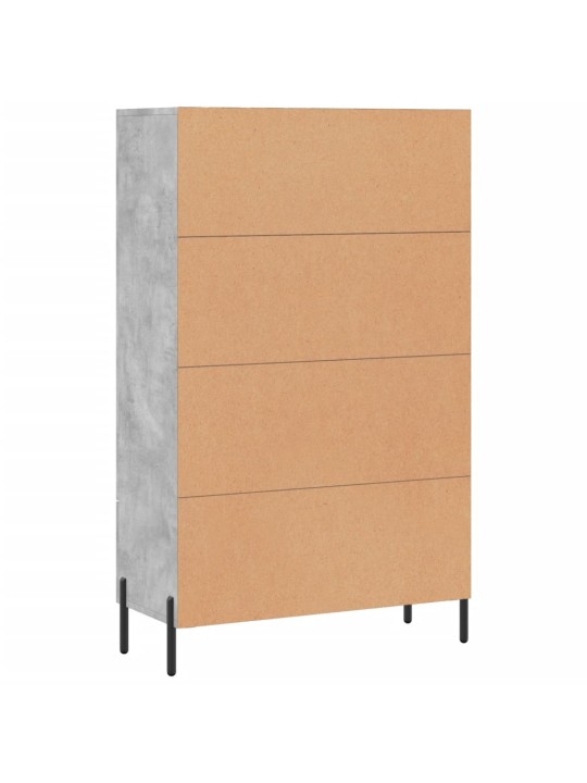 Komoda, betono pilkos spalvos, 69,5x31x115cm, apdirbta mediena