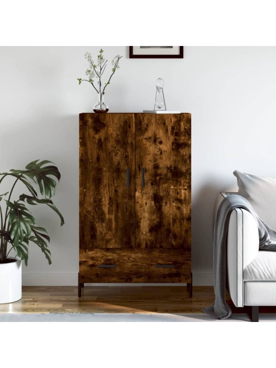 Komoda, dūminio ąžuolo spalvos, 69,5x31x115cm, apdirbta mediena