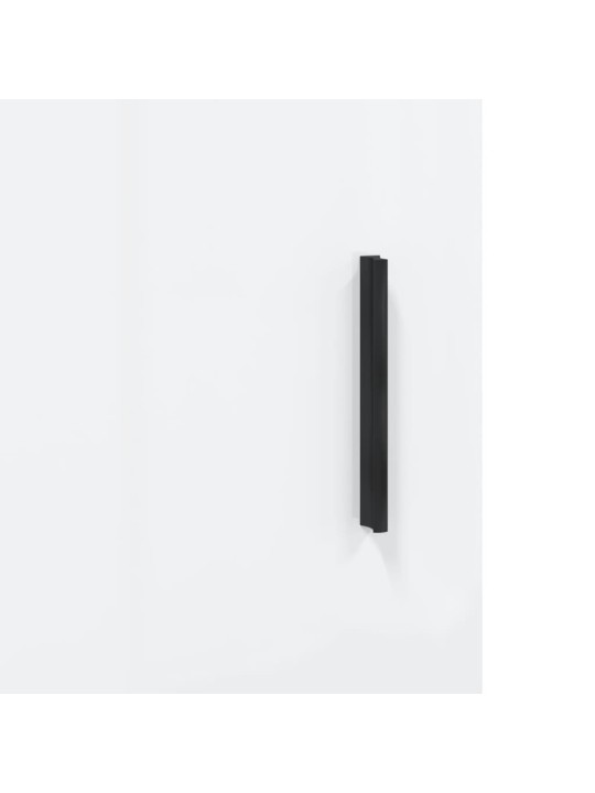 Komoda, baltos spalvos, 69,5x31x115cm, apdirbta mediena, blizgi