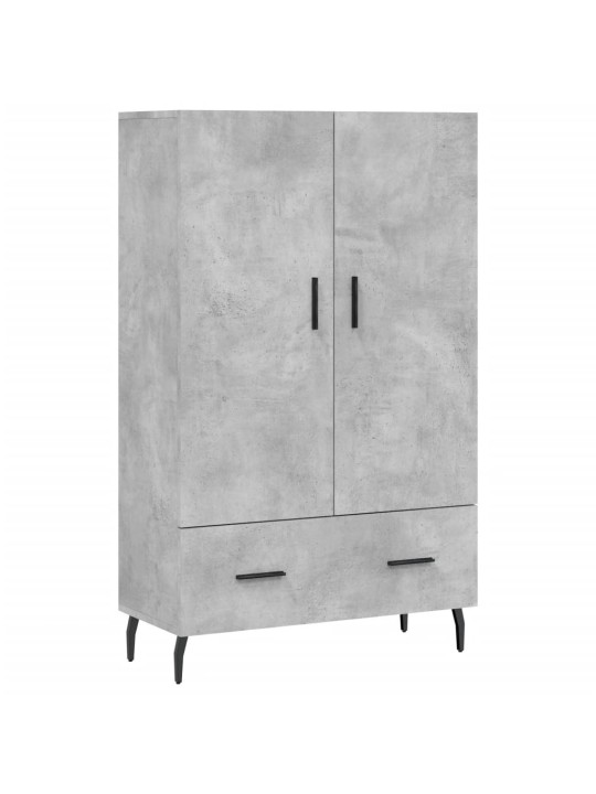 Komoda, betono pilkos spalvos, 69,5x31x115cm, apdirbta mediena